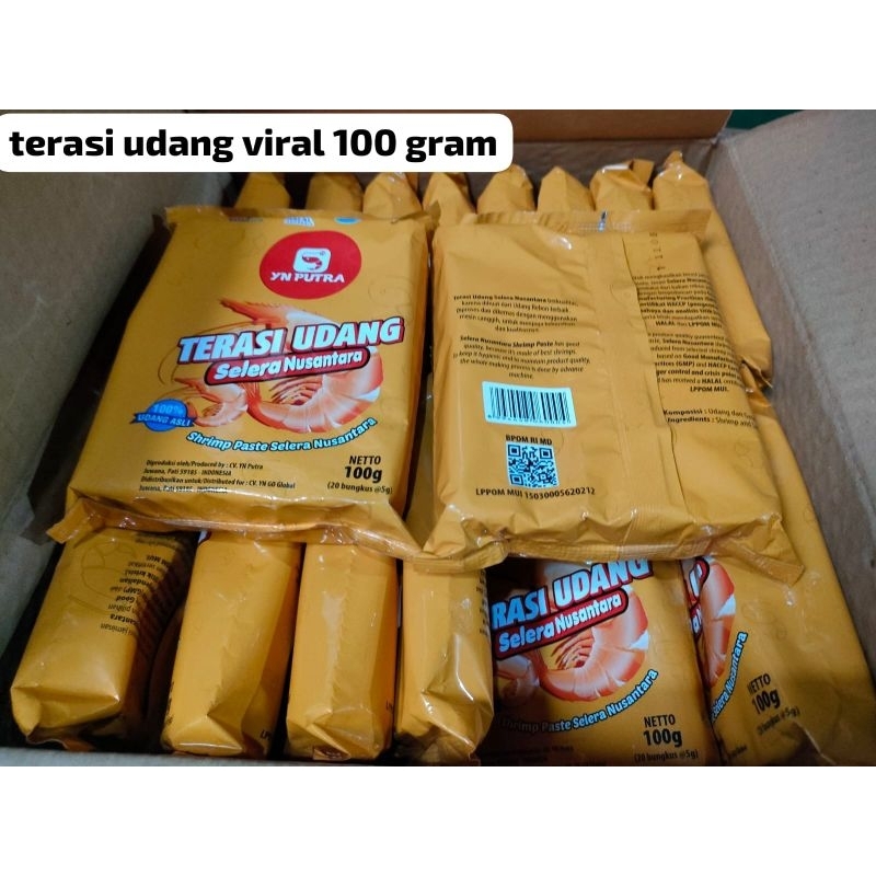 

terasi udang viral isi 20 biji