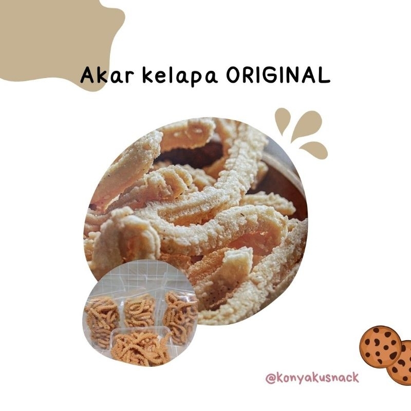 

Akar kelapa original | kue kering | makanan ringan (cemilan)