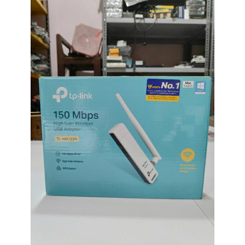 TP-LINK TL-WN722N 150 MBPS HIGH GRAIN WIRELESS USB ADAPTER