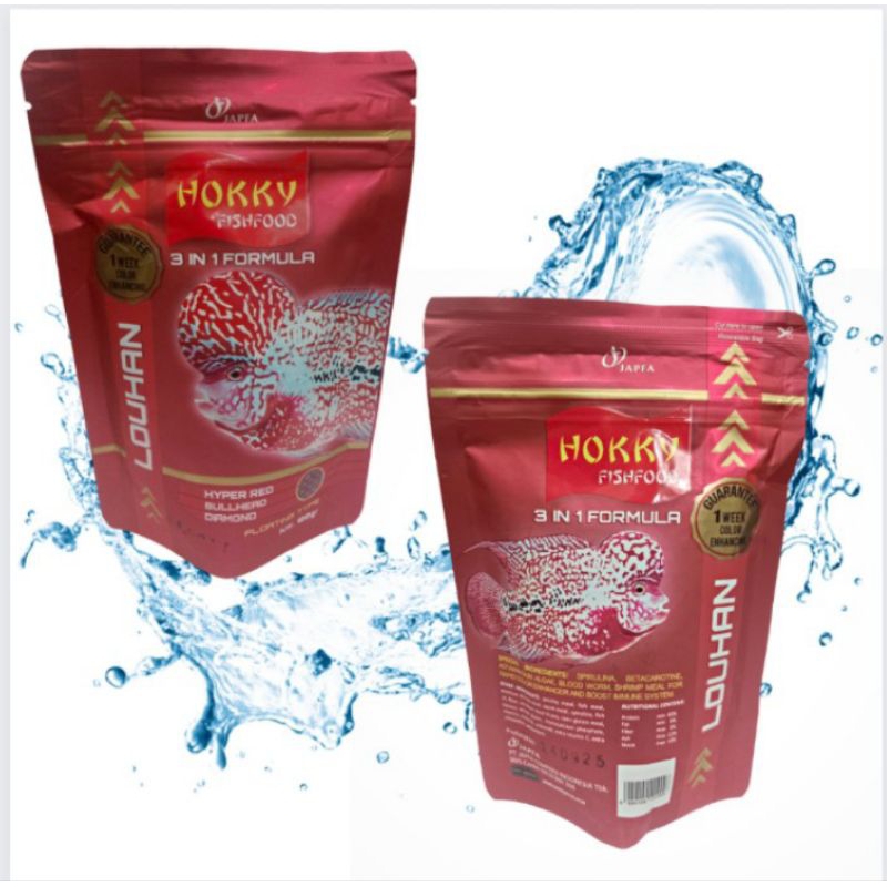Makanan Ikan Hias HOKKY LOUHAN 3in1 Formula 100gr