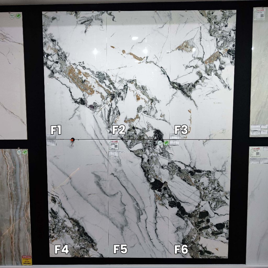 Granit 60x120 Glazed Polished Sun Power Luminous WHite Series - 126303A SET