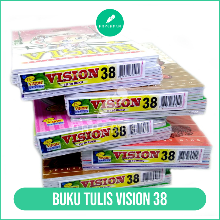 

1 Pak Buku Tulis Vision 38