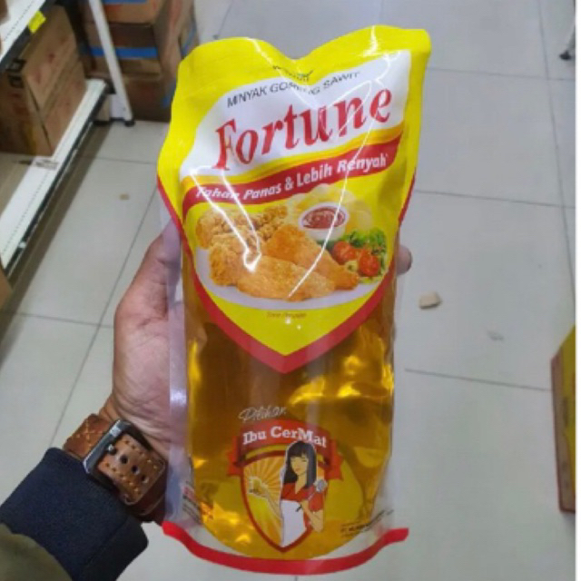 Minyak Fortune 1 liter/minyak fortune refill/minyak goreng fortune