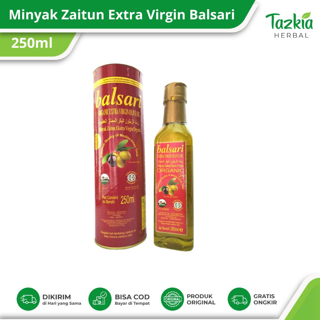 

Minyak Zaitun Extra Virgin Balsari Organic 250ml