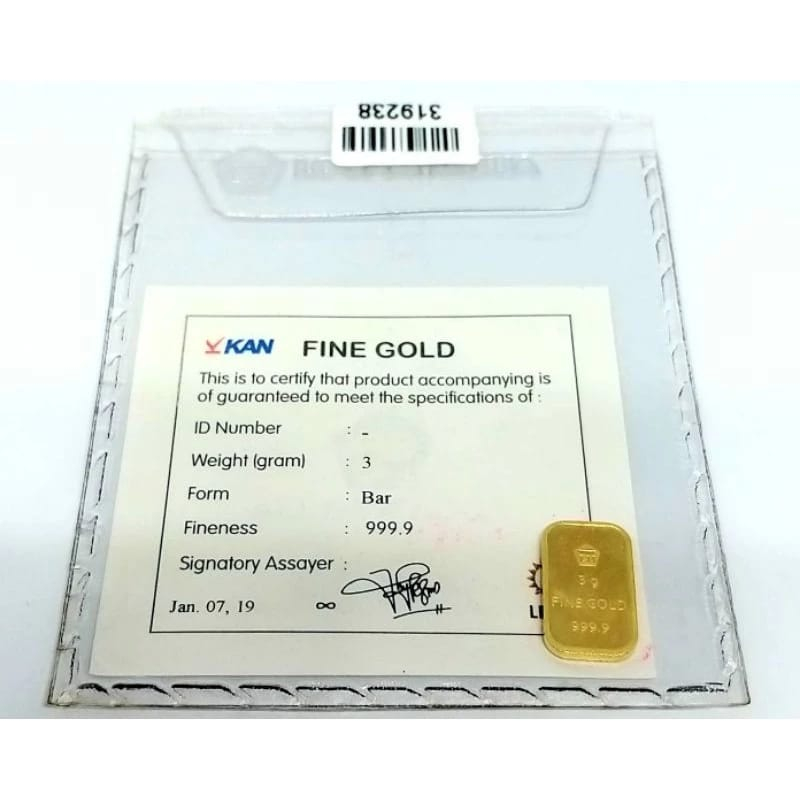 LM Antam Retro Classic Portait 3gr