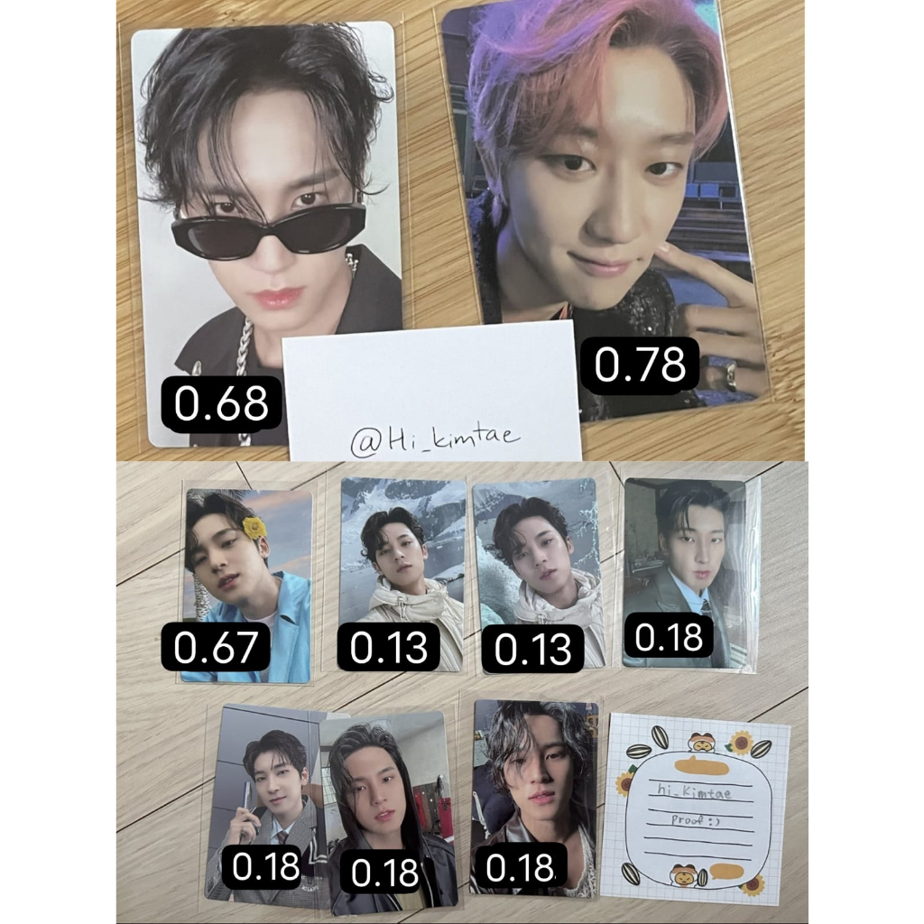 Photocard Ready Kr Mingyu Wonwoo The8 Minghao Future Sector FML Luckydraw m2u
