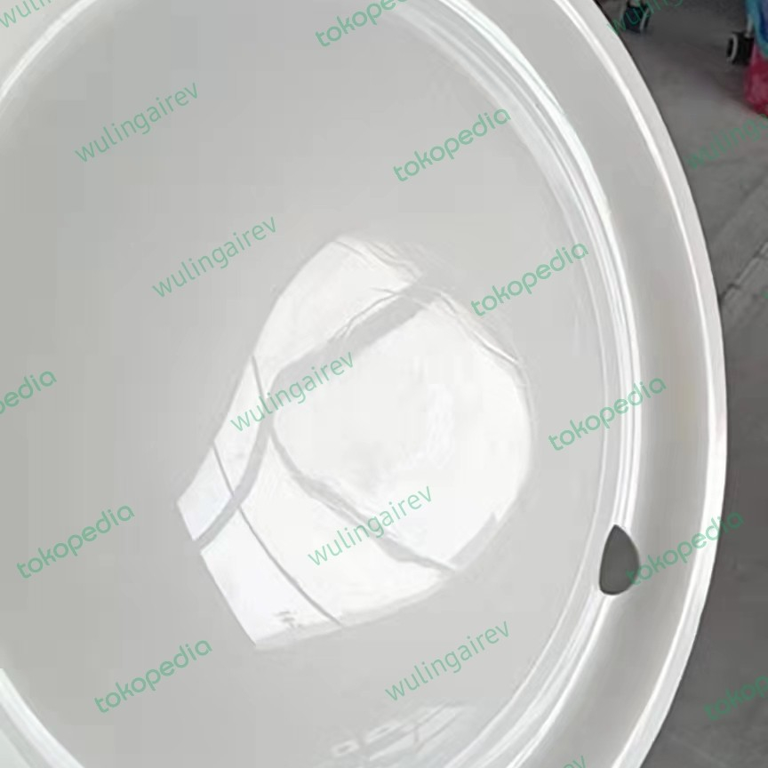 dop cover velg mobil wuling Airev ring 12" inch retro moon - WHITE (SATUAN)