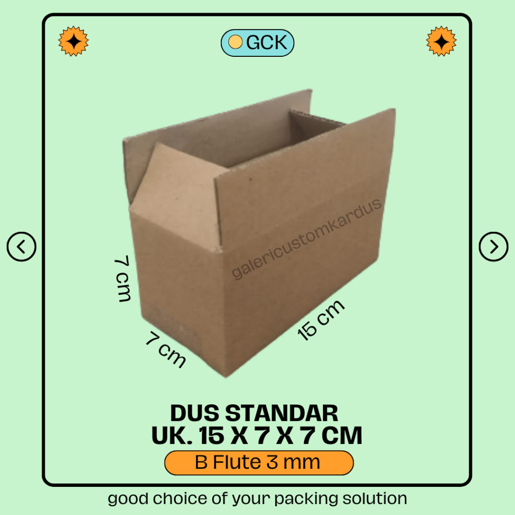 

(min. order 10) Kardus Packing Dus Karton Barang Box 15x7x7 BF