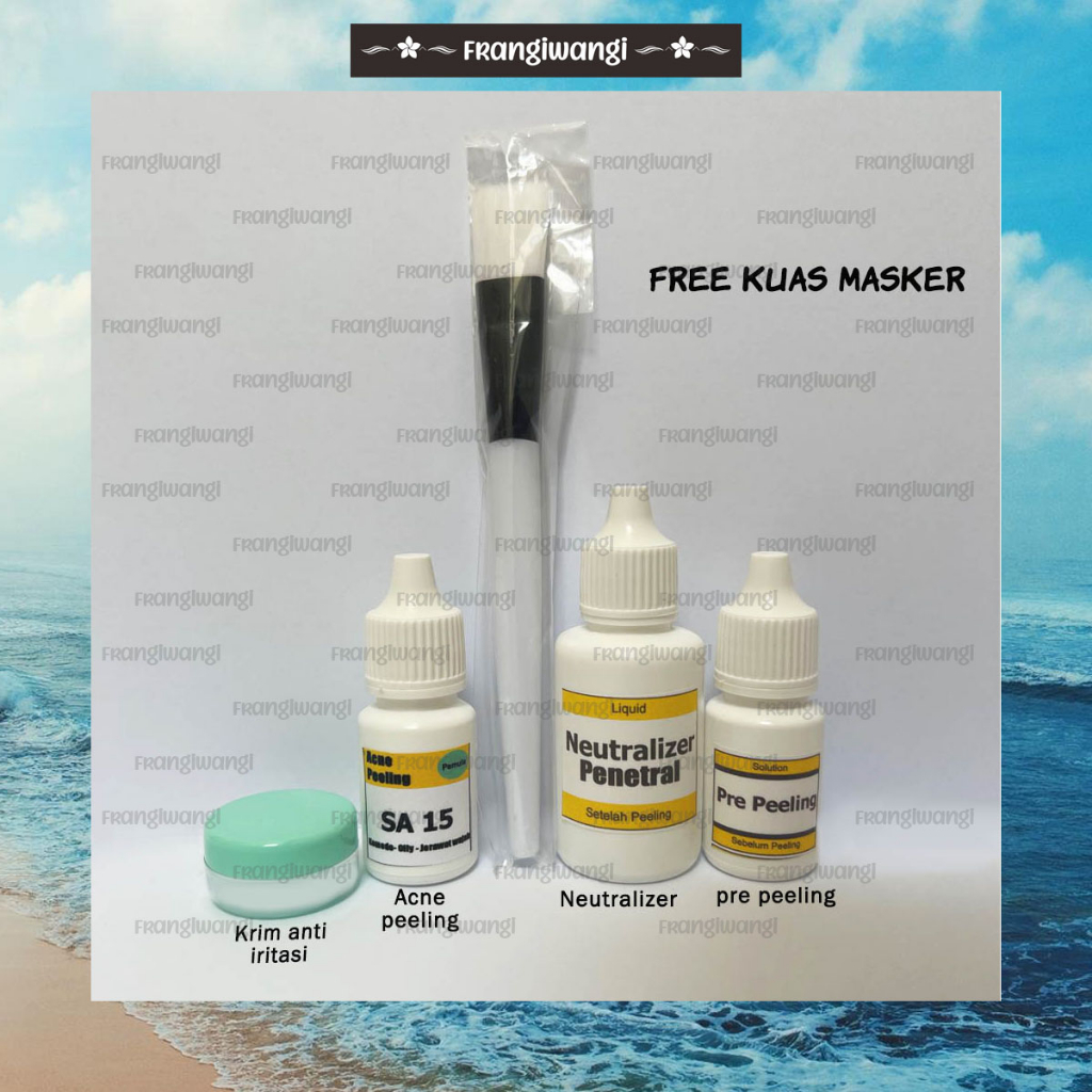 Paket SA Peeling jerawat bruntus komedo berminyak