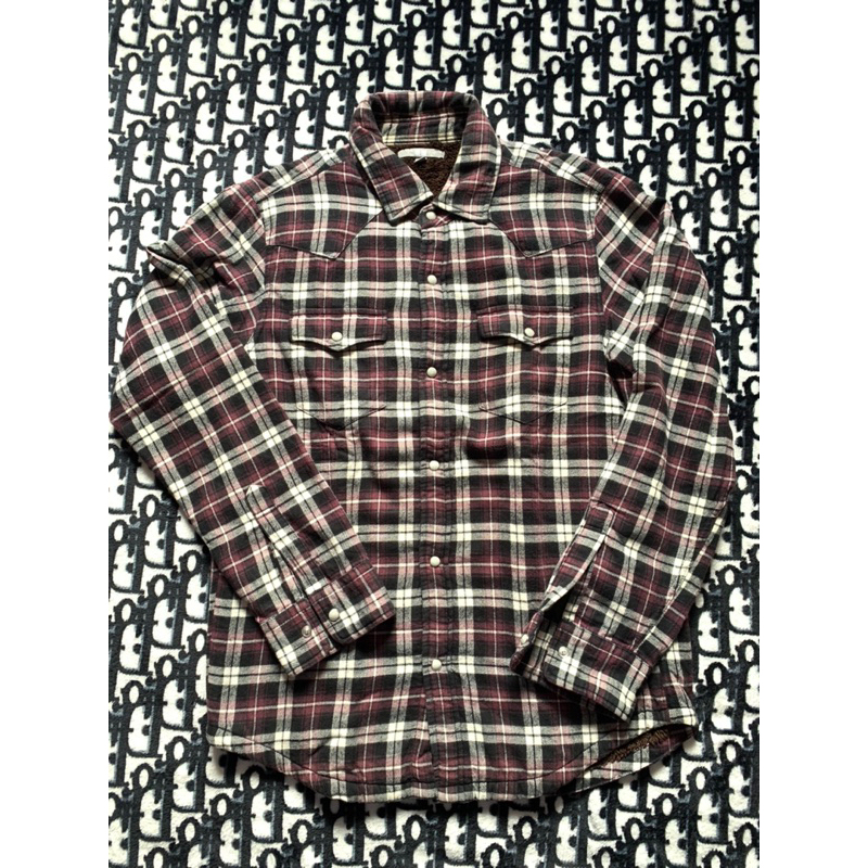 KEMEJA SHERPA FLANEL UNIQLO