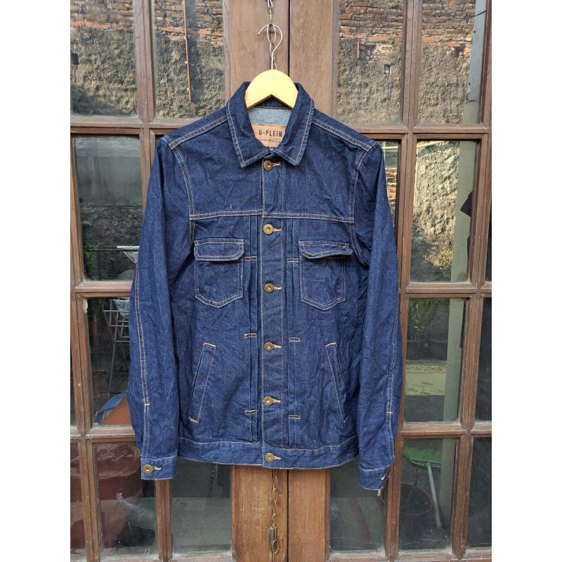 Denim Jaket Type II G Plein Medium Slim Mens