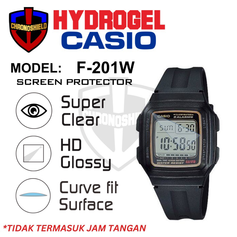 Antigores Jam Tangan Casio F 201W F201 Hydrogel