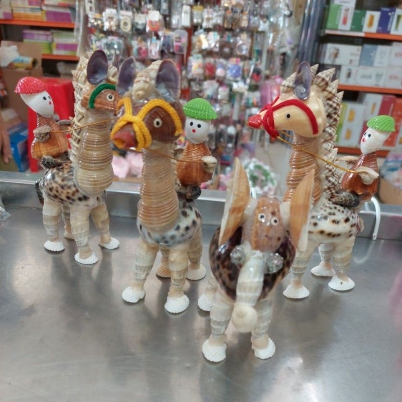 Hiasan kerang untuk prakarya anak