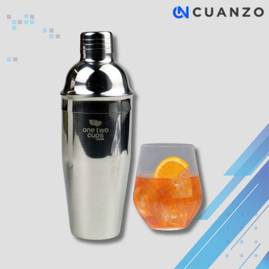Gelas Cocktail Shaker Mixer Bartender Drink Boston Style Stainless Steel 550 750 ml / Alat Shake Koc