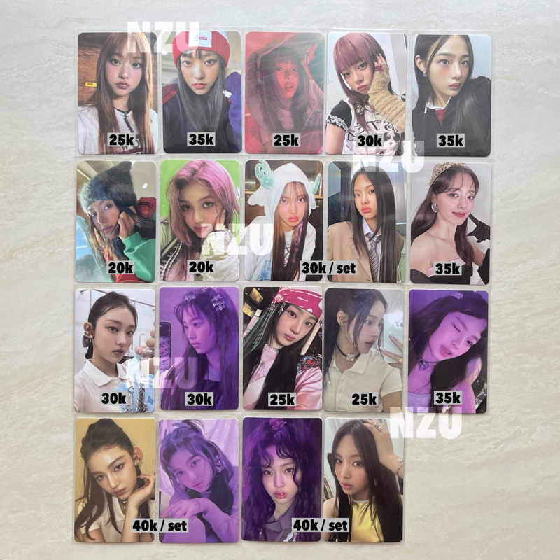 [ wajib co packing‼️ ] newjeans weverse omg ditto get up haerin danielle hyein hanni minji itzy chec