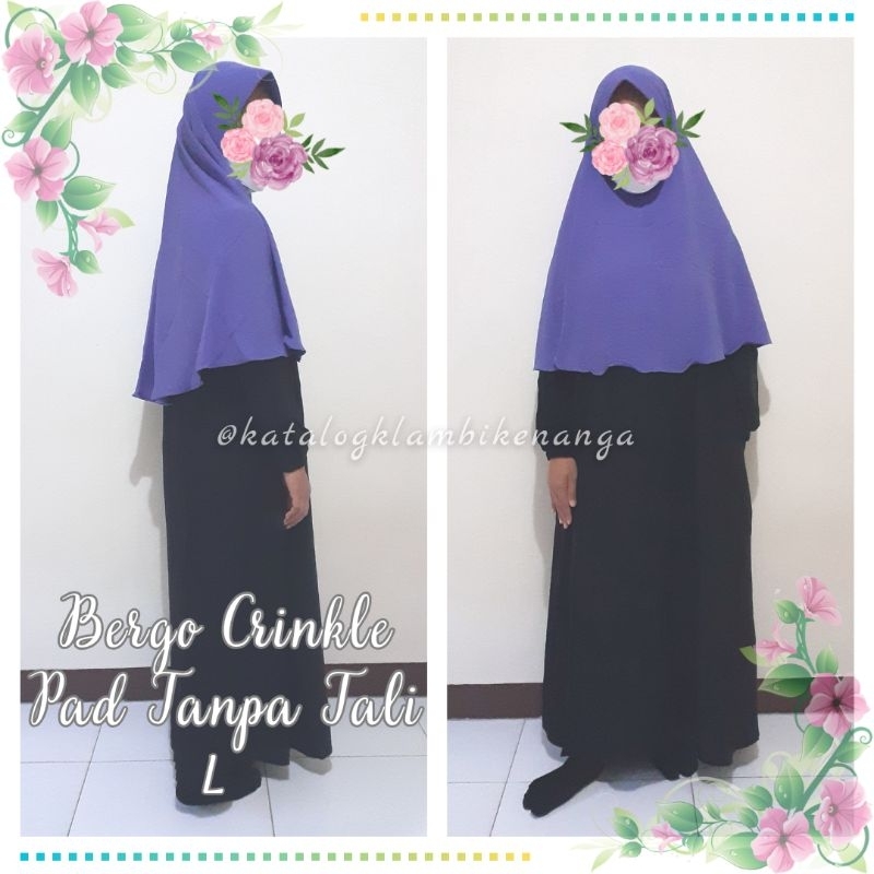 KK Bergo Crinkle Airflow Pad Tanpa Tali Size L