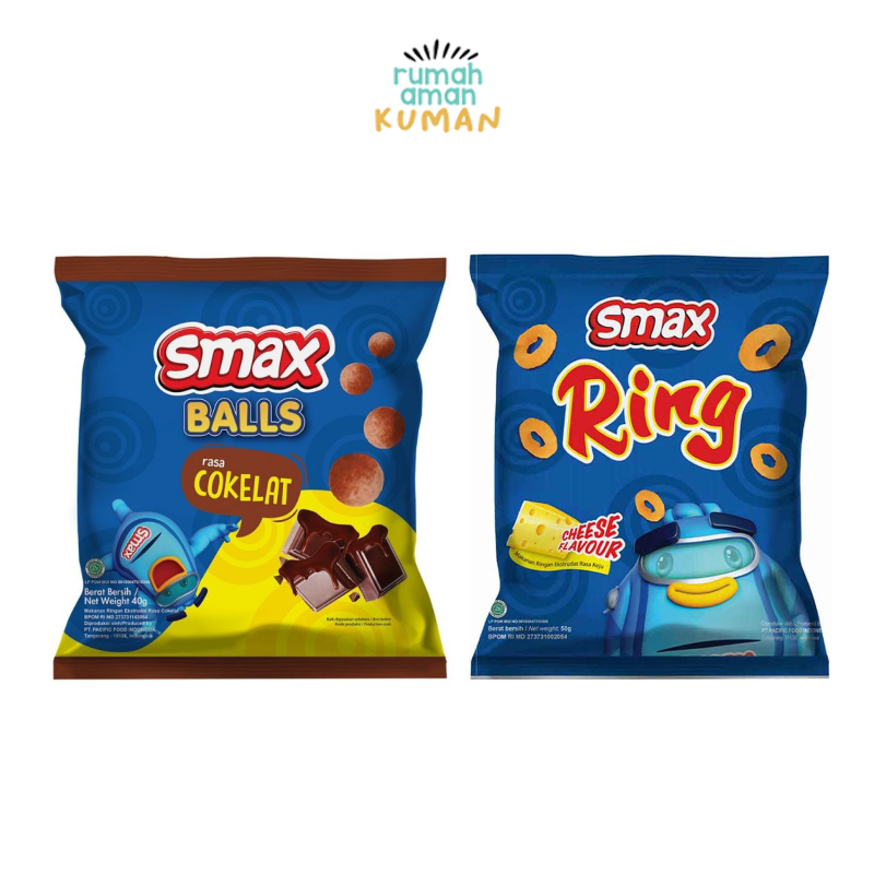Smax balls coklat / Smax ring keju 40gram