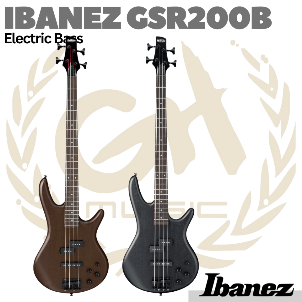 IBANEZ GSR200B ELECTRIC BASS ACTIVE - BASS ELEKTRIK AKTIF