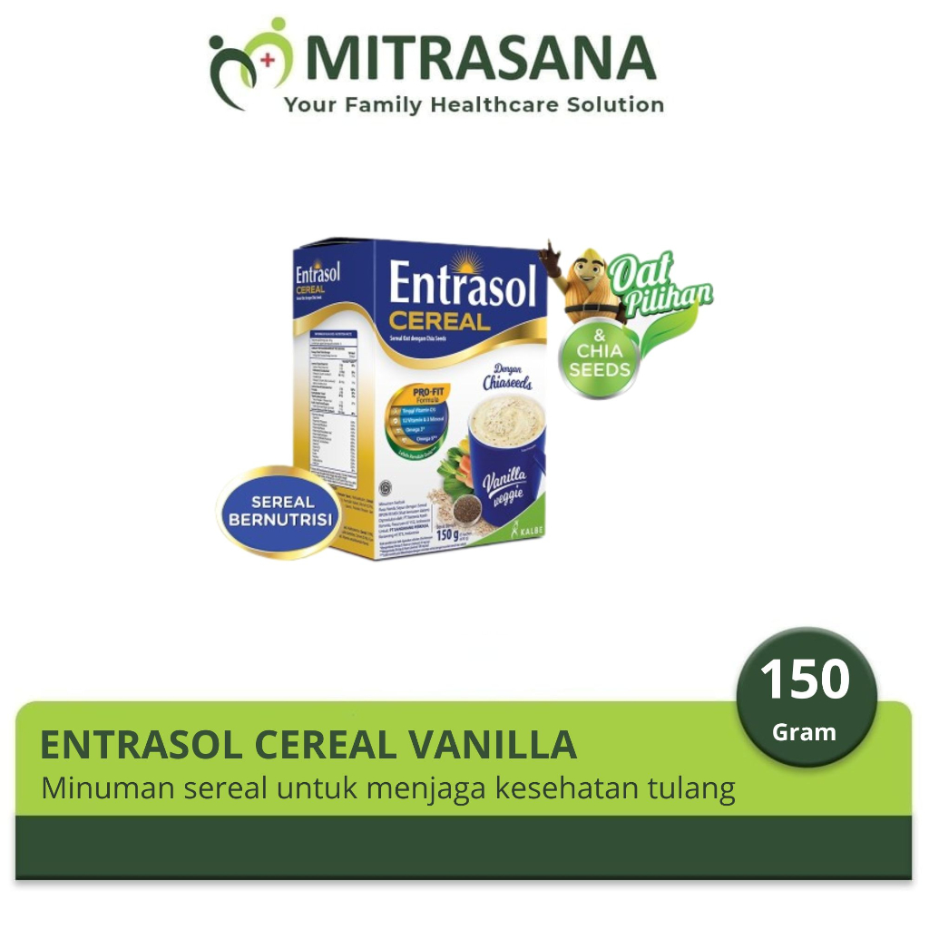 

Entrasol Cereal Vanilla Veggie 150 Gram