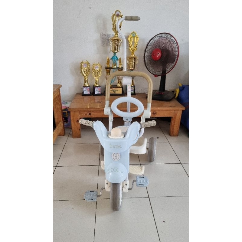 Sepeda Lipat Anak IIMO MACARON Warna Blue Second Preloved