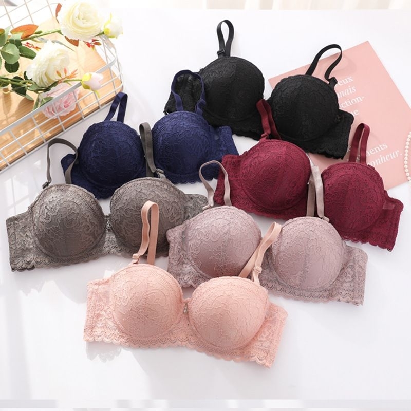 push up bra murah | bh push up dengan renda | bh setengah cup