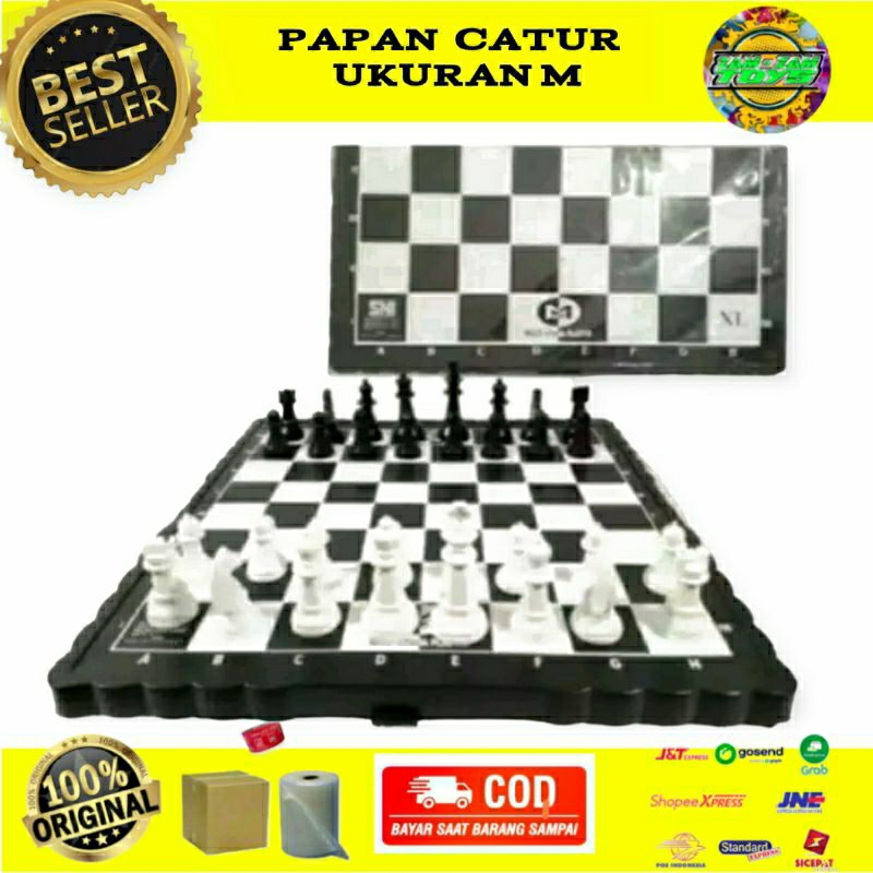 PAPAN CATUR LIPAT PLASTIK | PAPAN CATUR UKURAN M