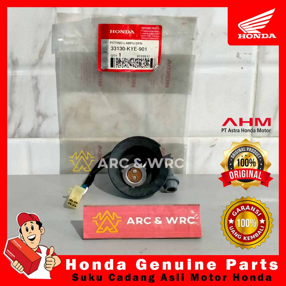 Viting Fiting Piting Soket Lampu Depan Honda MegaPro Monoshock // 33130KYE901