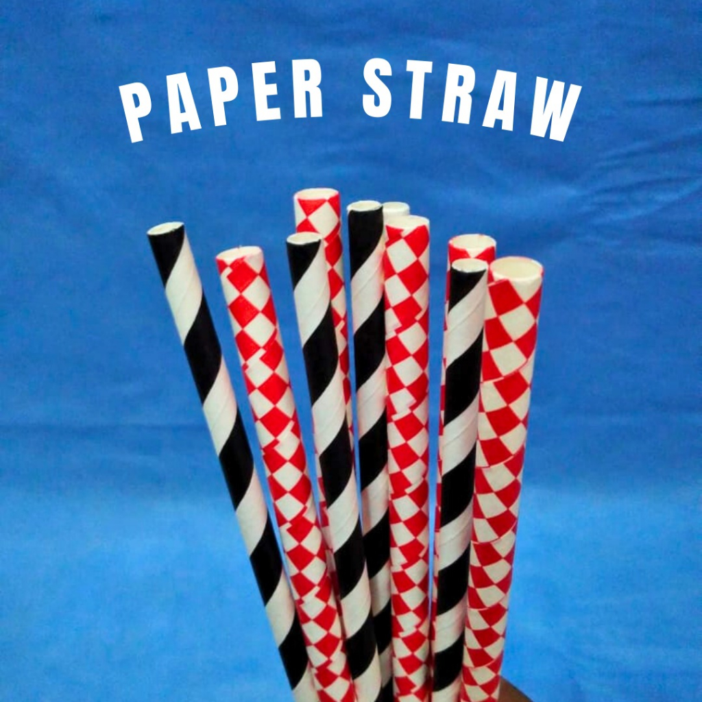 Paper Straw / Sedotan Kertas Isi 25 pcs