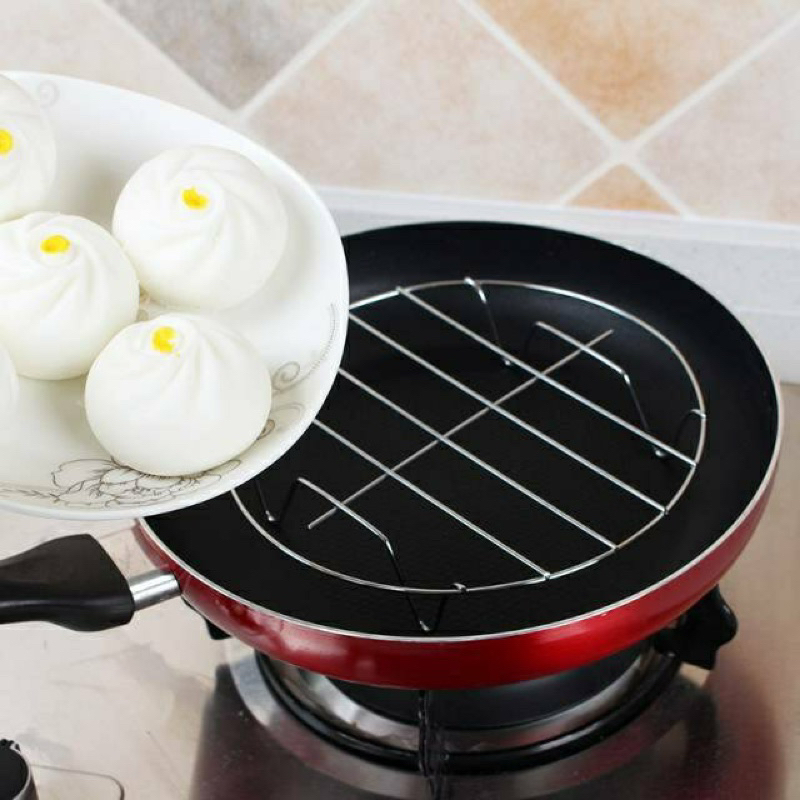 Tatakan Kukusan /Alas Panci Kukus /Steamer Rack/Alas Kukus Anti Panas /Tatakan Panci Stainless Steel