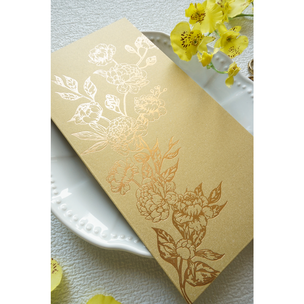 

Angpau Peony Flower*Jasmine Paper* Color Gold