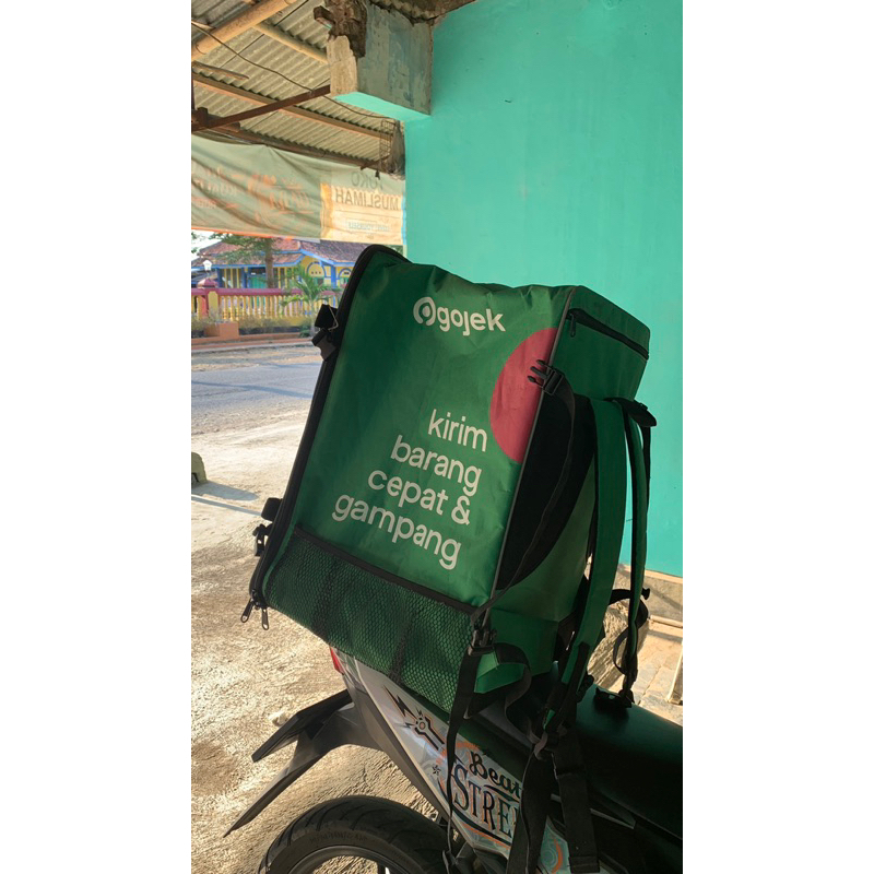 tas gojek gosend serbaguna bisa delivery mudik turing anti air