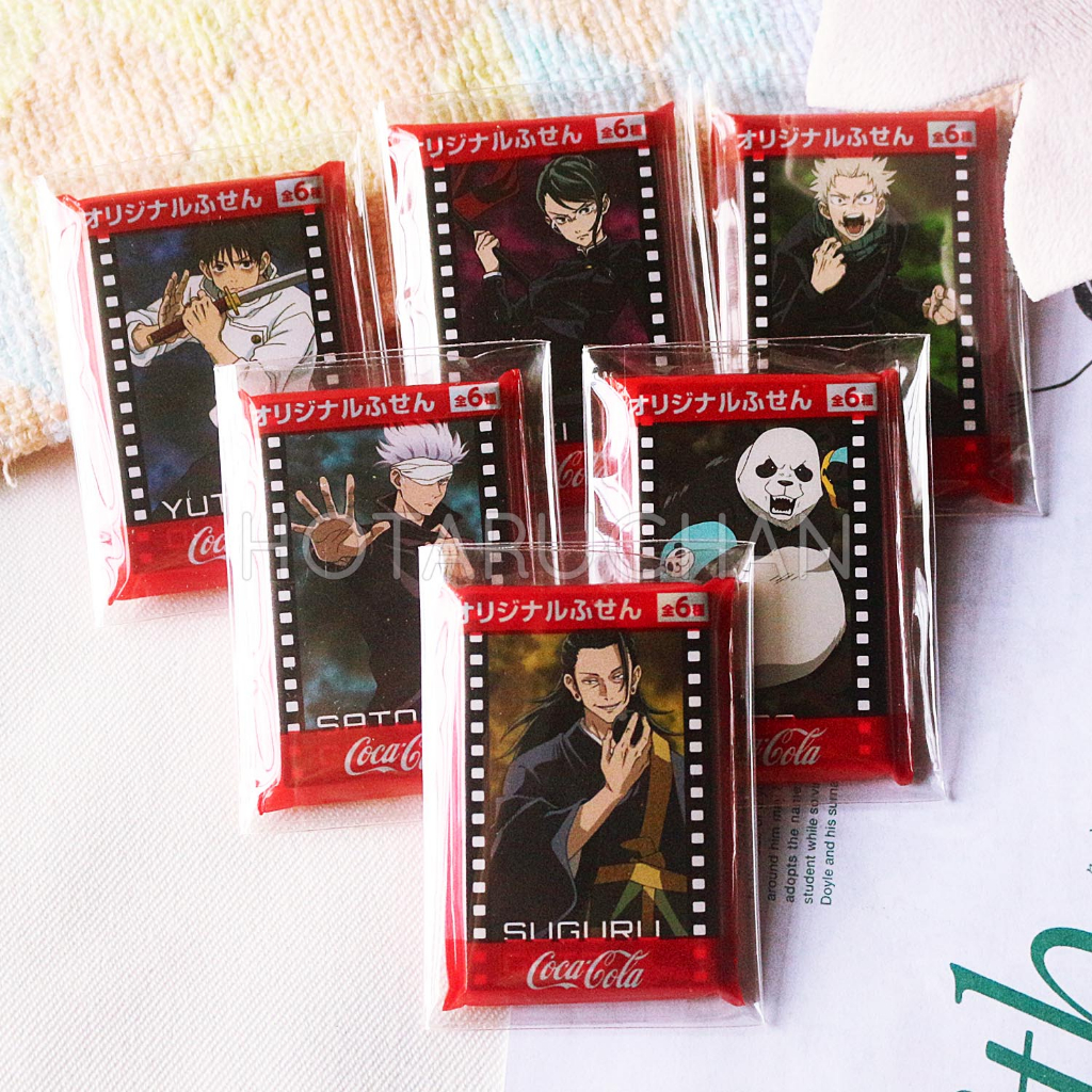 [OFFICIAL] Jujutsu Kaisen 0 x Coca Cola Japan - Mini Sticky Notes