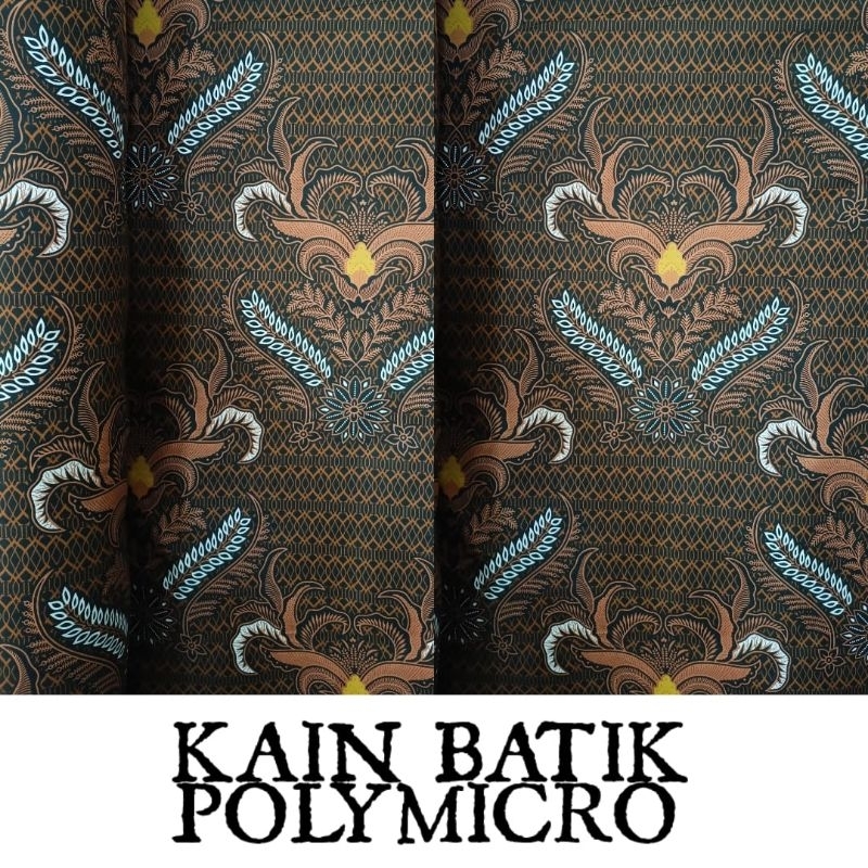KAIN BATIK DISPERSE POLIMICRO METERAN ARAHAN KEMEJA SPREI BED COVER KILOAN