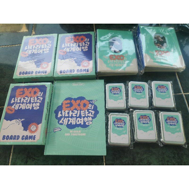 Board games collect book behind book tincase polaroid EXO ladder md merchandise