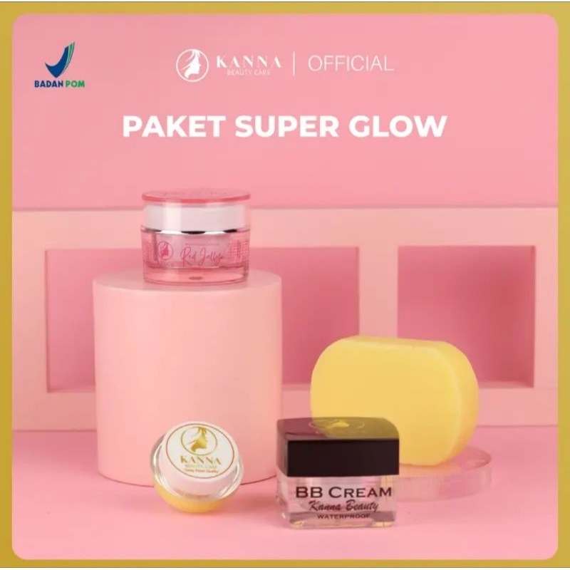 PAKET SUPER GLOWING KANNA BEAUTY CARE