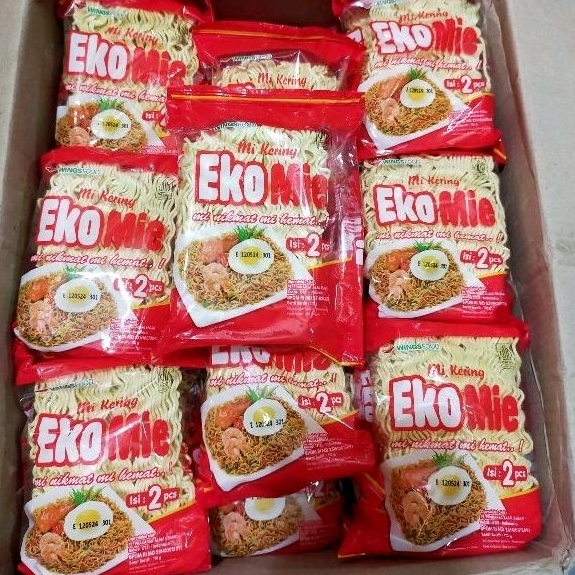 

Mie Kering Eko Mie Isi 2 / mie Keping Eko isi 2