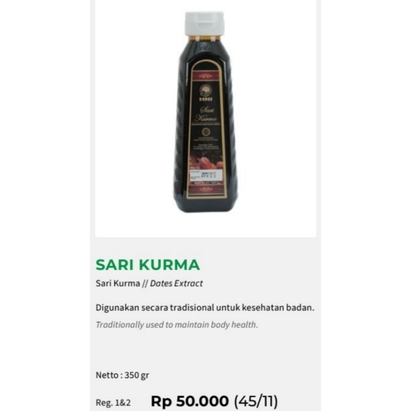 

sari kurma | HNI