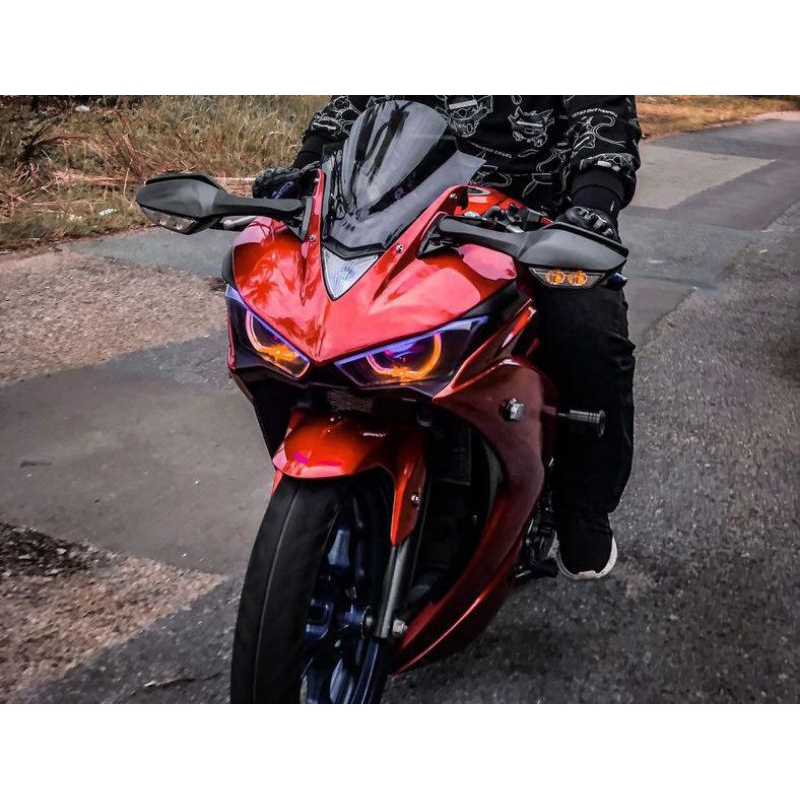 Spion Moge Kawasaki ZX10R Set Bracket Custom Original Pnp Yamaha R25 OLD (NEW)