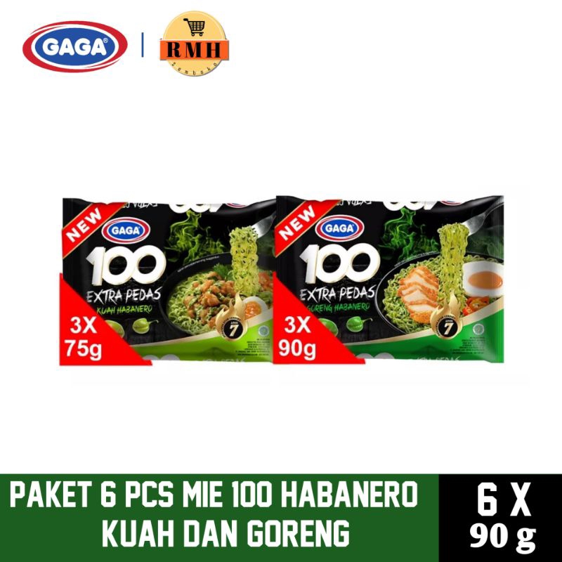 

Mie 100 xtra pedas habanero series ( 6 pcs )