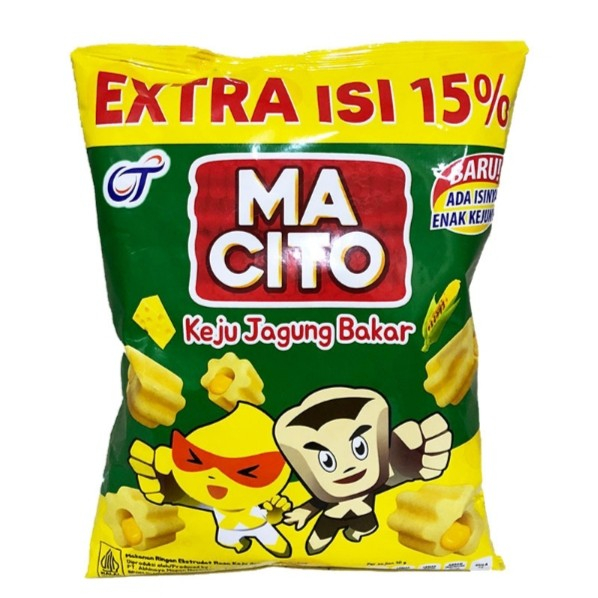 

MACITO Keju Jagung Bakar / Cokelat triple 60+10 gr