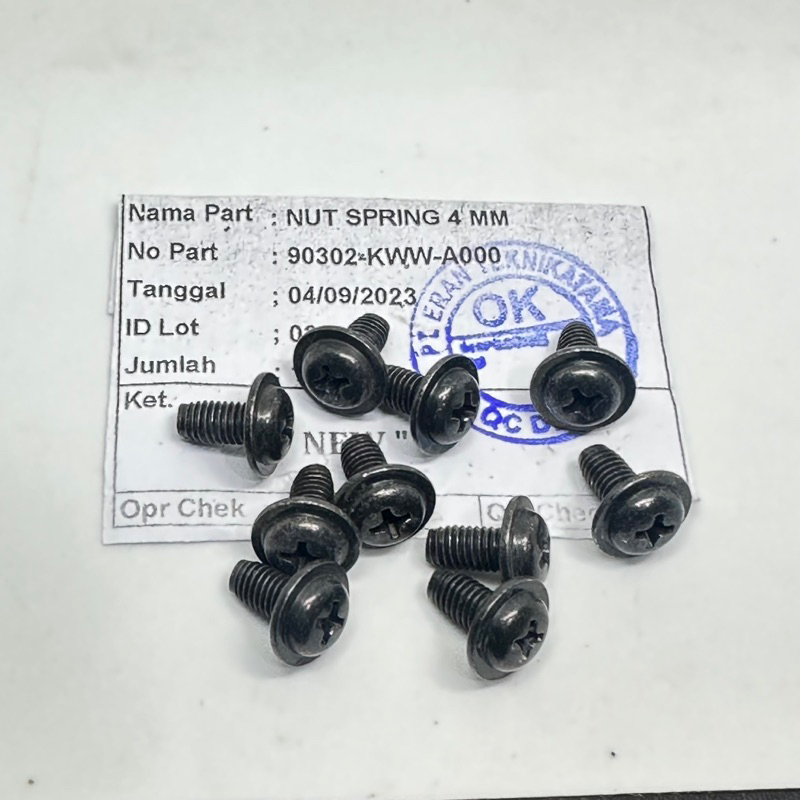 BAUT M5 BAUT KUNCI 8 PANJANG 0,5CM BAUT ORIGINAL RING