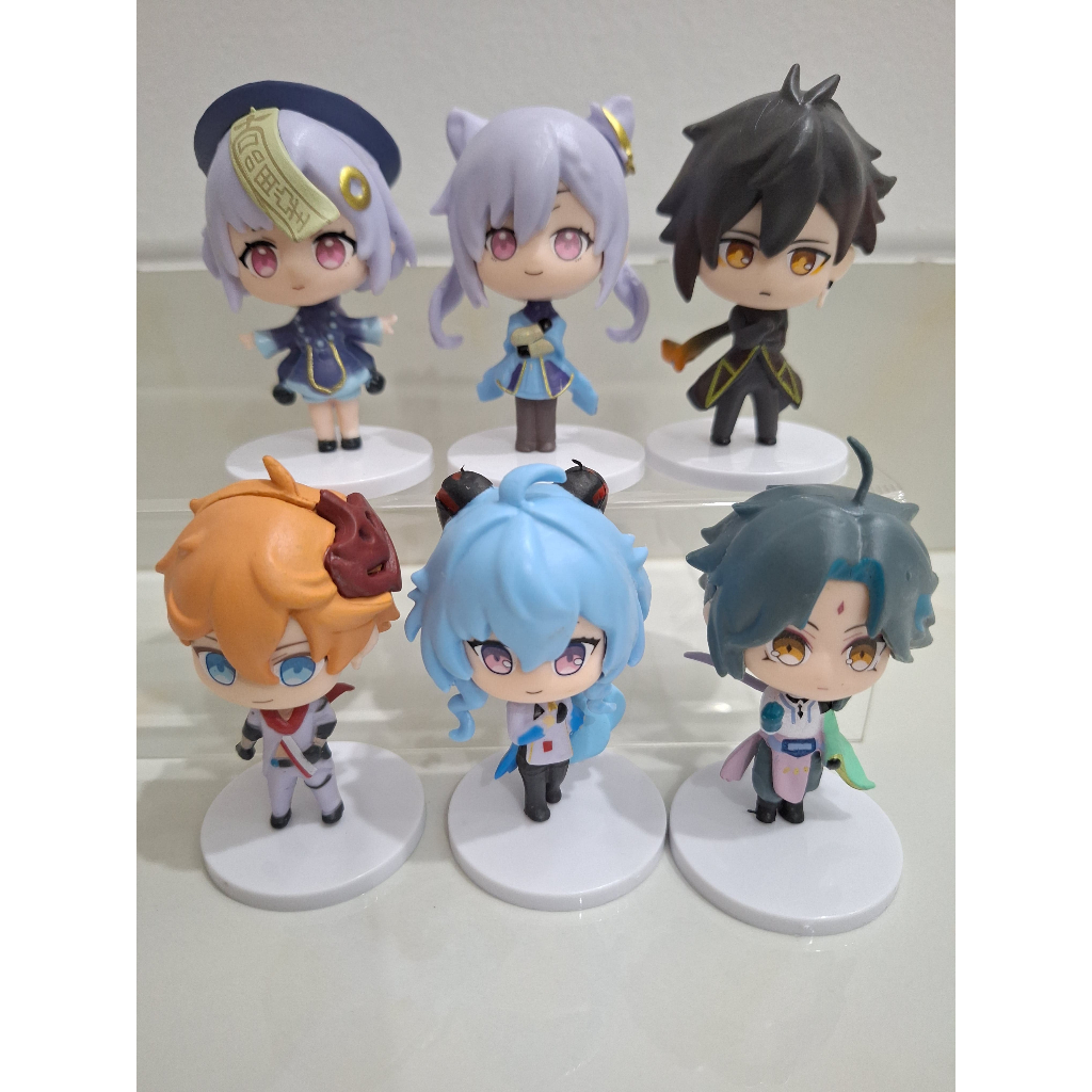 Action Figure / Pajangan Genshin Impact Type 2 Zhongli Childe Ganyu Xiao Qiqi Keqing