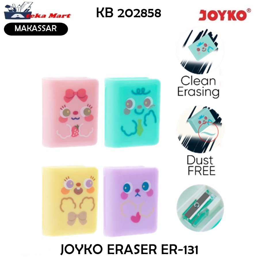 

[PCS] JOYKO ERASER ERT-131 NOTEBOOK SHARPENER ERASER