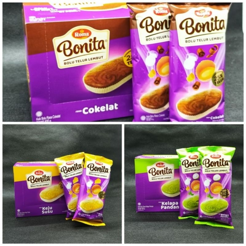 

ROMA BOLU BONITA 1 BOX ISI 12 PCS