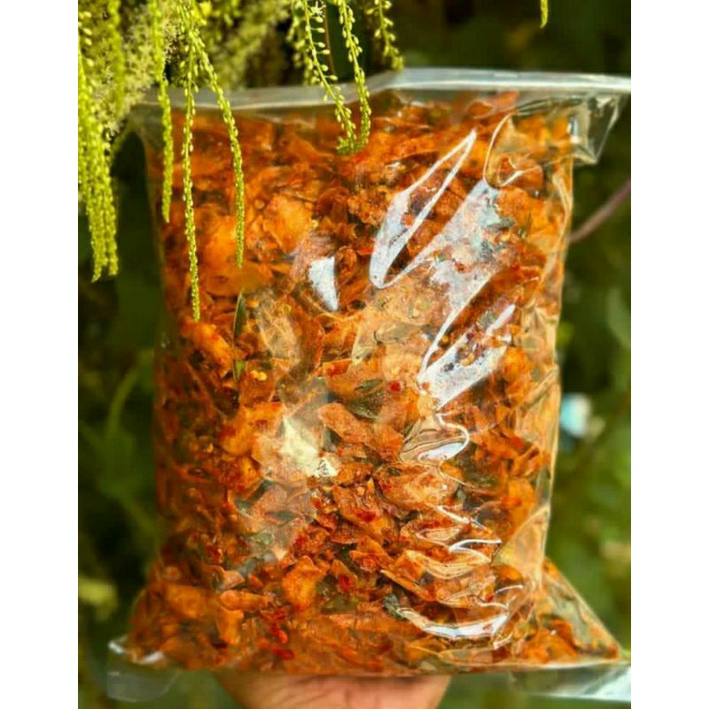 

kripik kriwil pedas daun jeruk 1kg/kripik singkong mantap/singkong asli bandung