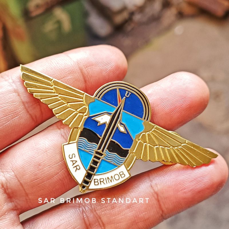 Brevet Brivet Wing Sar Brimob Standart