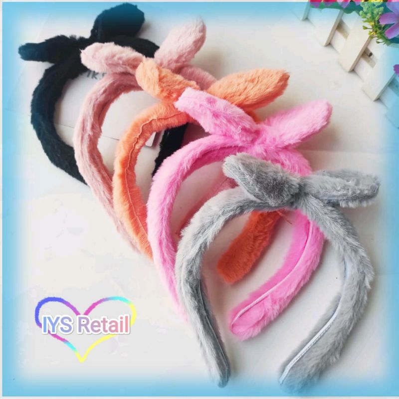 Bando Pita Bulu Lucu / Bando Korea Lucu