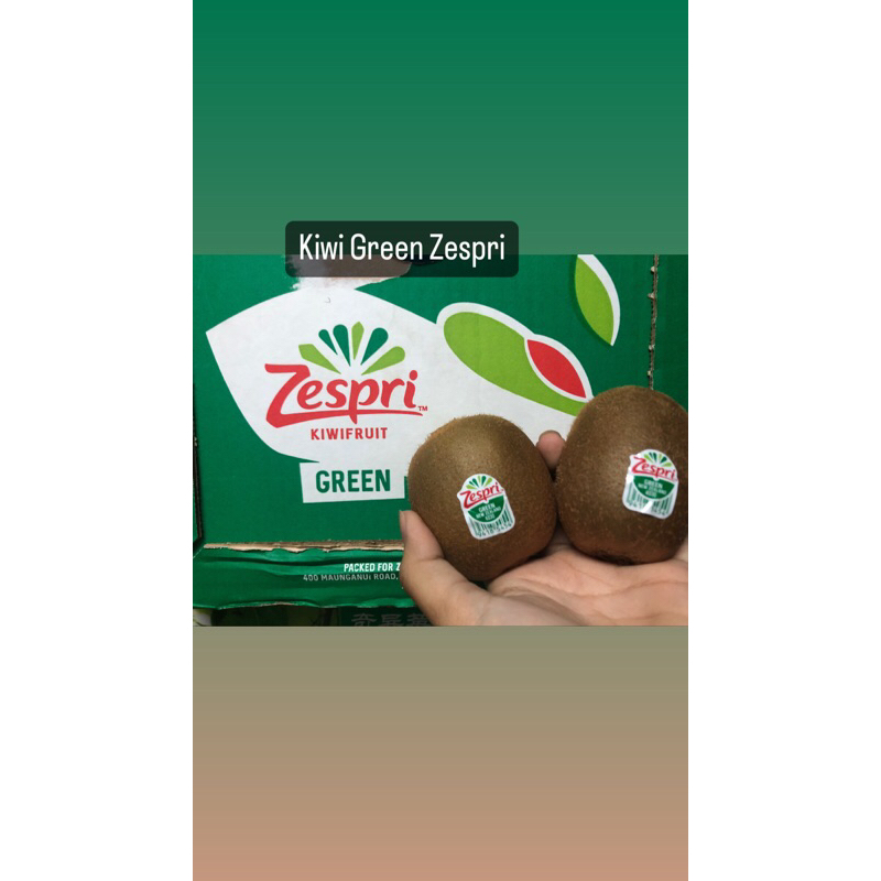 

Kiwi Zespri Green size 27 2 biji berat 260 gram