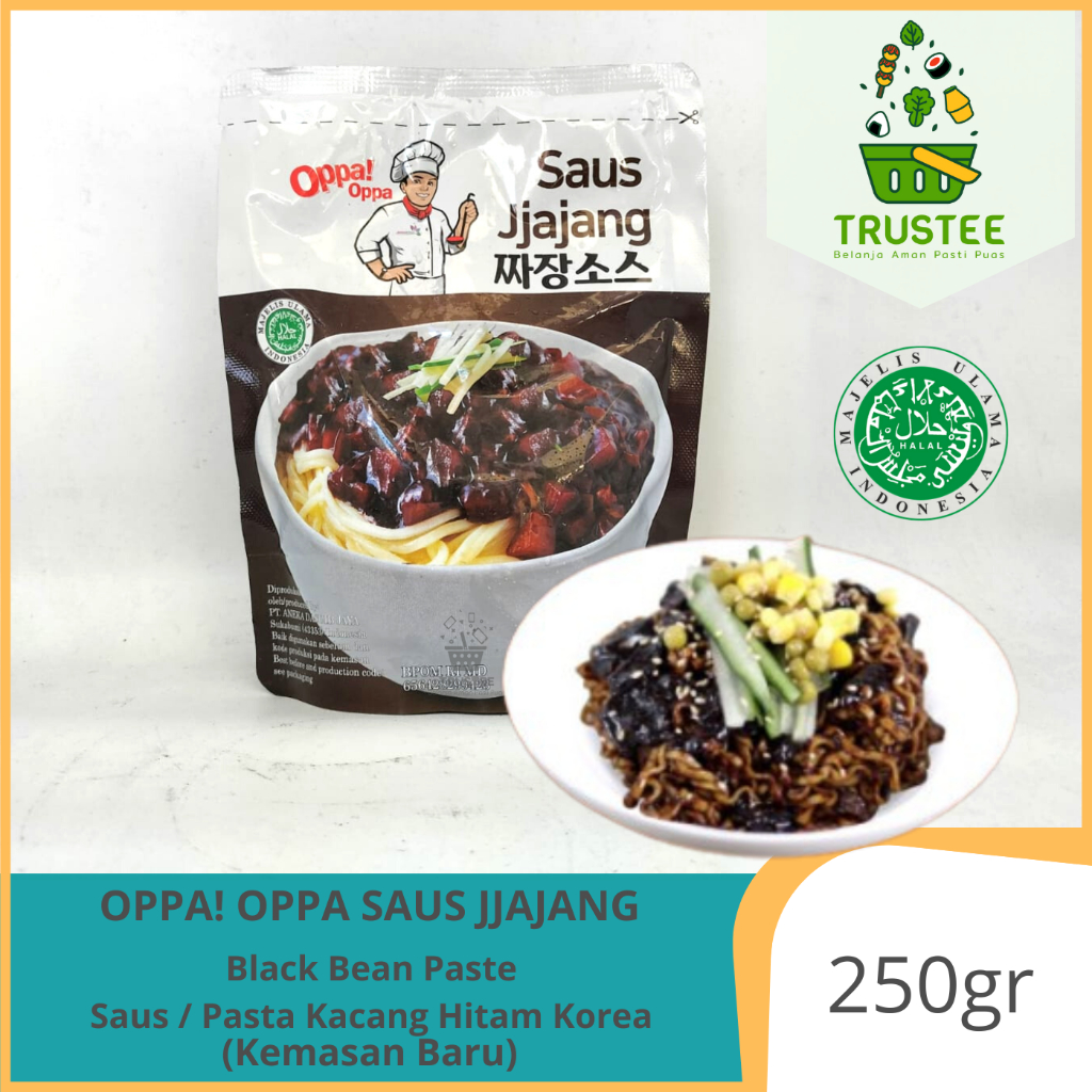 

Oppa! Oppa Saus Jjajang / Chunjang Black Bean Paste Jajangmyeon Halal 250gr