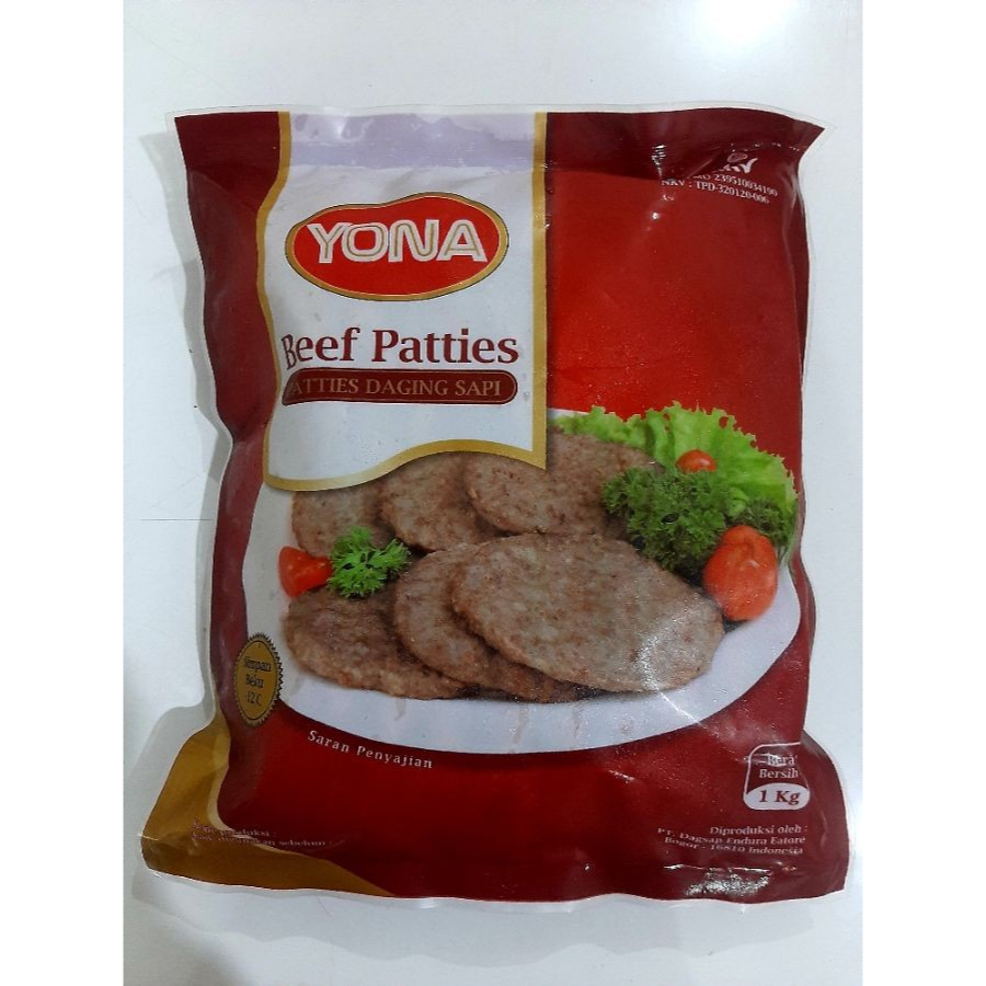 

Yona beef patties 1kg